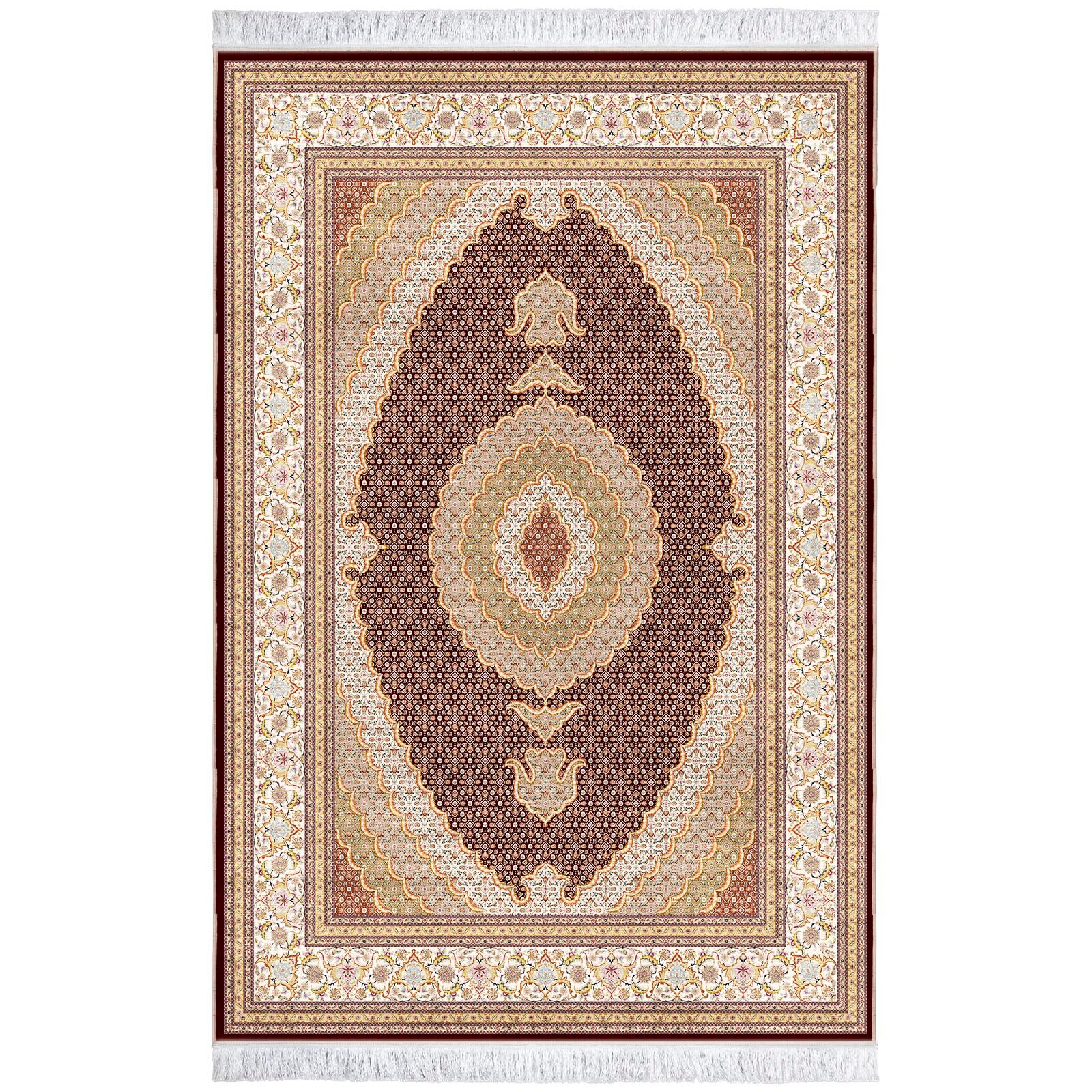 Covor Persan Mecanic EuCarpet 100922L1 Dimensiune 120x180 cm Design VIP Grena