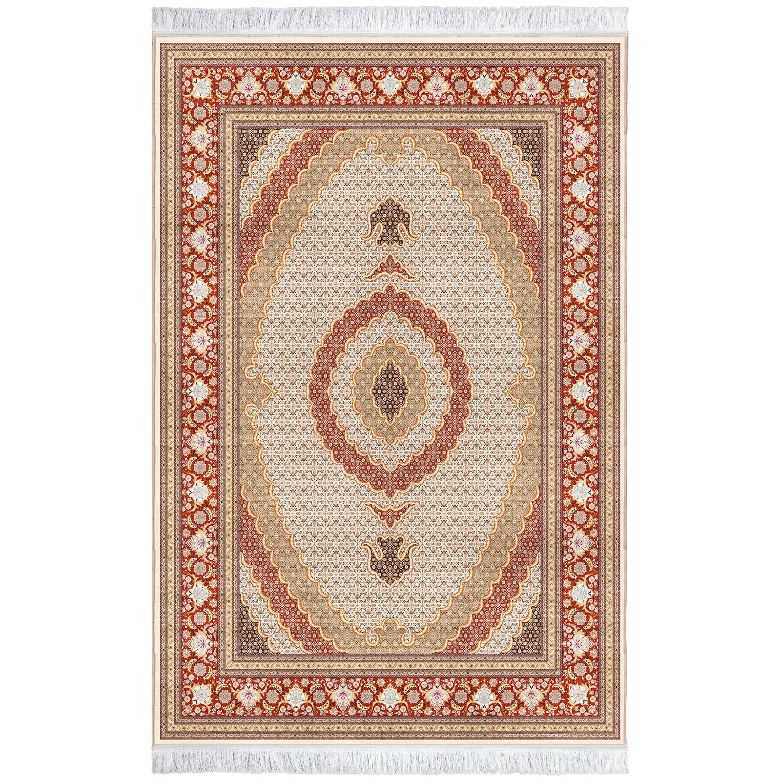 Covor Persan Mecanic EuCarpet 100922k1 Dimensiune 200x300 cm Design VIP Bej