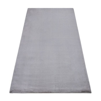Covor moale, Par scurt, 60x90, Poliester, gri deschis, 450g/m^2 Covor moale, Par scurt, 60x90, Poliester, gri deschis, 450g/m^2