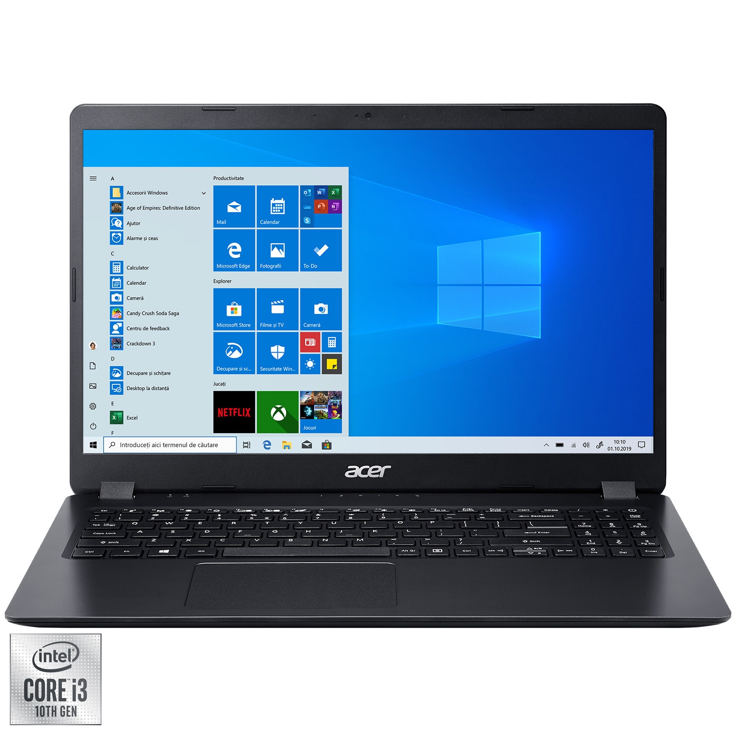 Headless Discard Confused Laptop Acer Aspire 3 A315-56 cu procesor Intel® Core™ i3-1005G1 pana la  3.40 GHz, 15.6", Full HD, 8GB, 256GB SSD, Intel UHD Graphics, Windows 10  Home S, Black - eMAG.ro