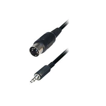 Cablu audio 1,5m 5 pin DIN tata la 3,5mm stereo jack tata Cablu audio 1,5m 5 pin DIN tata la 3,5mm stereo jack tata