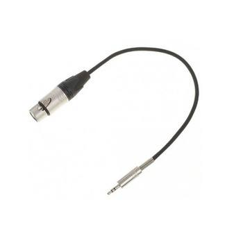 Cablu Audio Microfon, Jack 3,5mm la XLR mama, 30 cm, pentru conectarea directa a microfoanelor la camere, Cablu Audio Microfon, Jack 3,5mm la XLR mama, 30 cm, pentru conectarea directa a microfoanelor la camere,