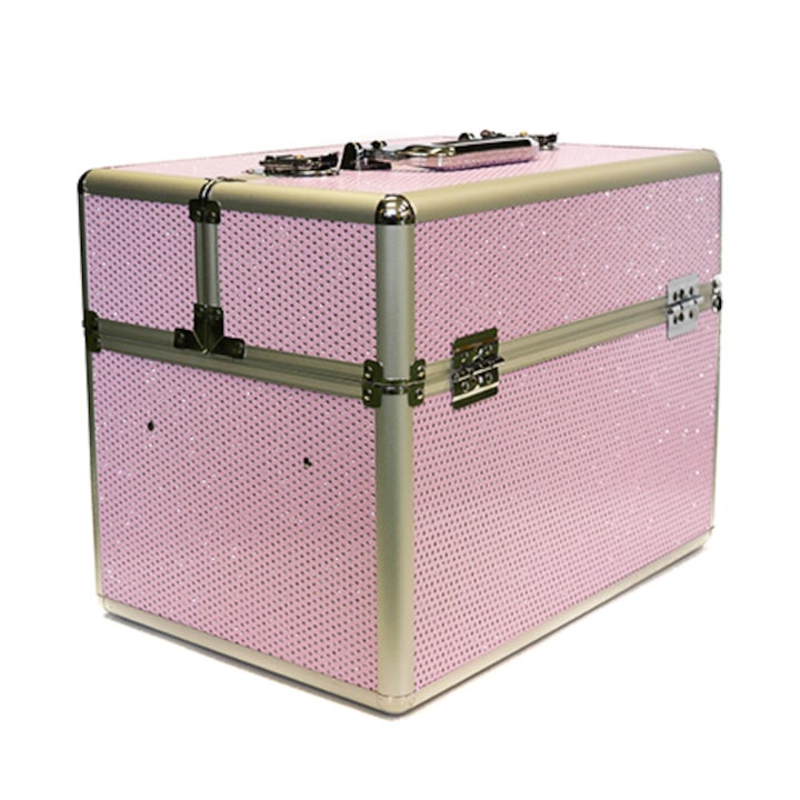 Műkörmös táska Csillámos rózsaszín #380-R