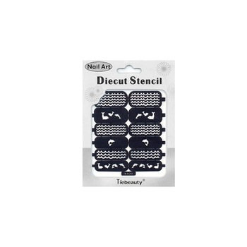 Sablon decorativ unghii Moonbasa Nails, NS22B, 13 x 7.5 cm, Model acvatic Sablon decorativ unghii Moonbasa Nails, NS22B, 13 x 7.5 cm, Model acvatic