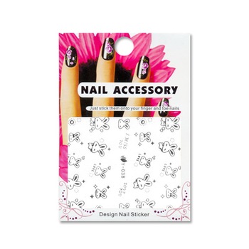 Tatuaj sticker cu efect acrilic pentru decor unghii Y-038, MoonbasaNails, Negru Tatuaj sticker cu efect acrilic pentru decor unghii Y-038, MoonbasaNails, Negru