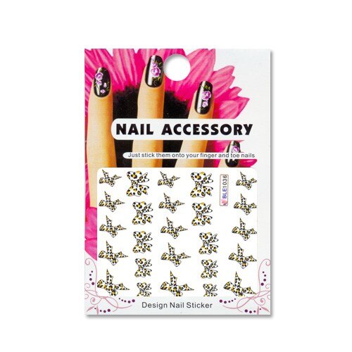 Tatuaj sticker cu efect acrilic BLE-1036, MoonbasaNails, Multicolor
