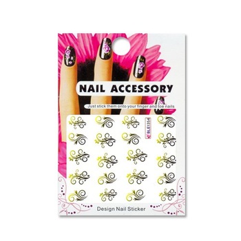 Tatuaj sticker cu efect acrilic BLE-1354, MoonbasaNails, Multicolor Tatuaj sticker cu efect acrilic BLE-1354, MoonbasaNails, Multicolor