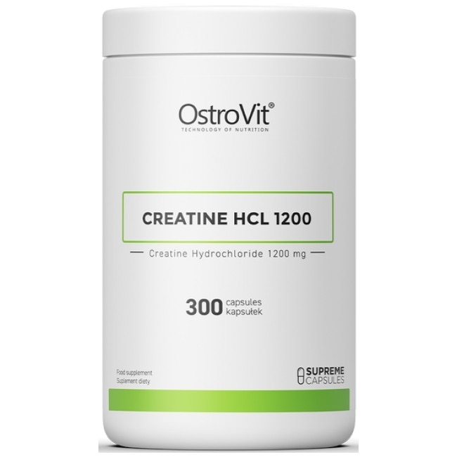 OstroVit Creatine HCL 1200 / Creatine Hydrochloride, 300 Capsule