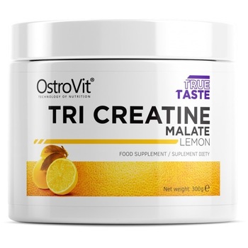 OstroVit Tri Creatine Malate Powder, Lemon, 300 gr OstroVit Tri Creatine Malate Powder, Lemon, 300 gr