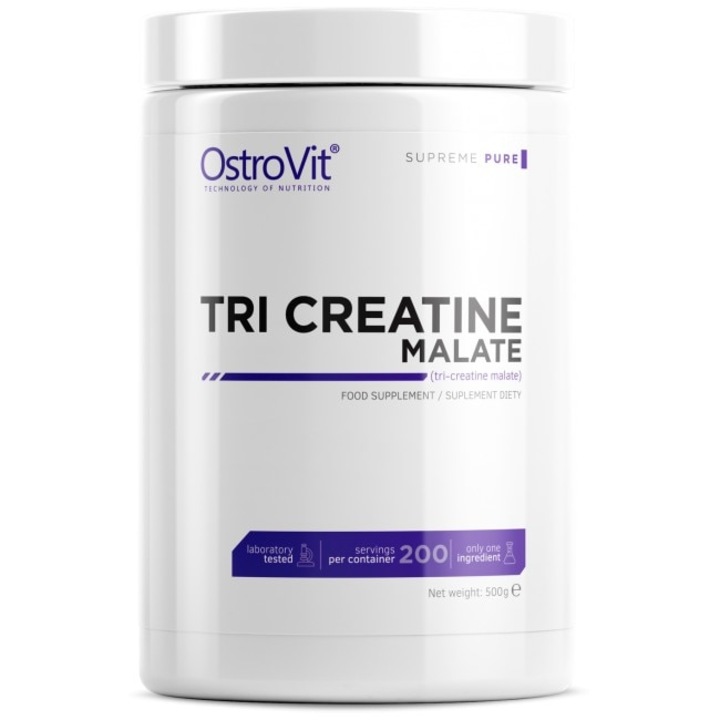 OstroVit Tri kreatin-malát por, íztelen, 500 gr