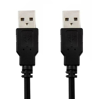 Cablu USB la USB, negru, 130 cm lungime Cablu USB la USB, negru, 130 cm lungime
