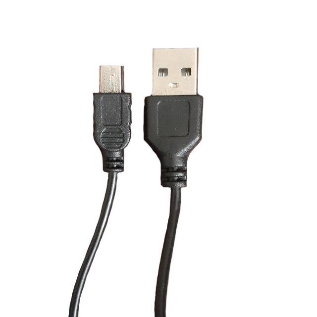 Cablu de date/incarcare USB - Mini USB, negru, 70 cm lungime