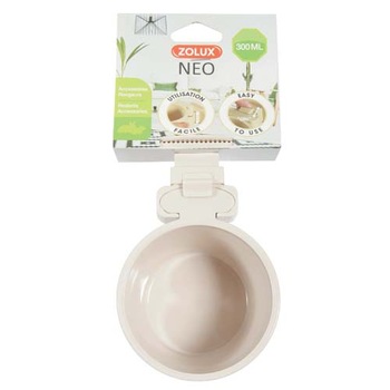 Bol pentru rozatoare, Neo, Zolux, Plastic, 300 ml, Bej Bol pentru rozatoare, Neo, Zolux, Plastic, 300 ml, Bej