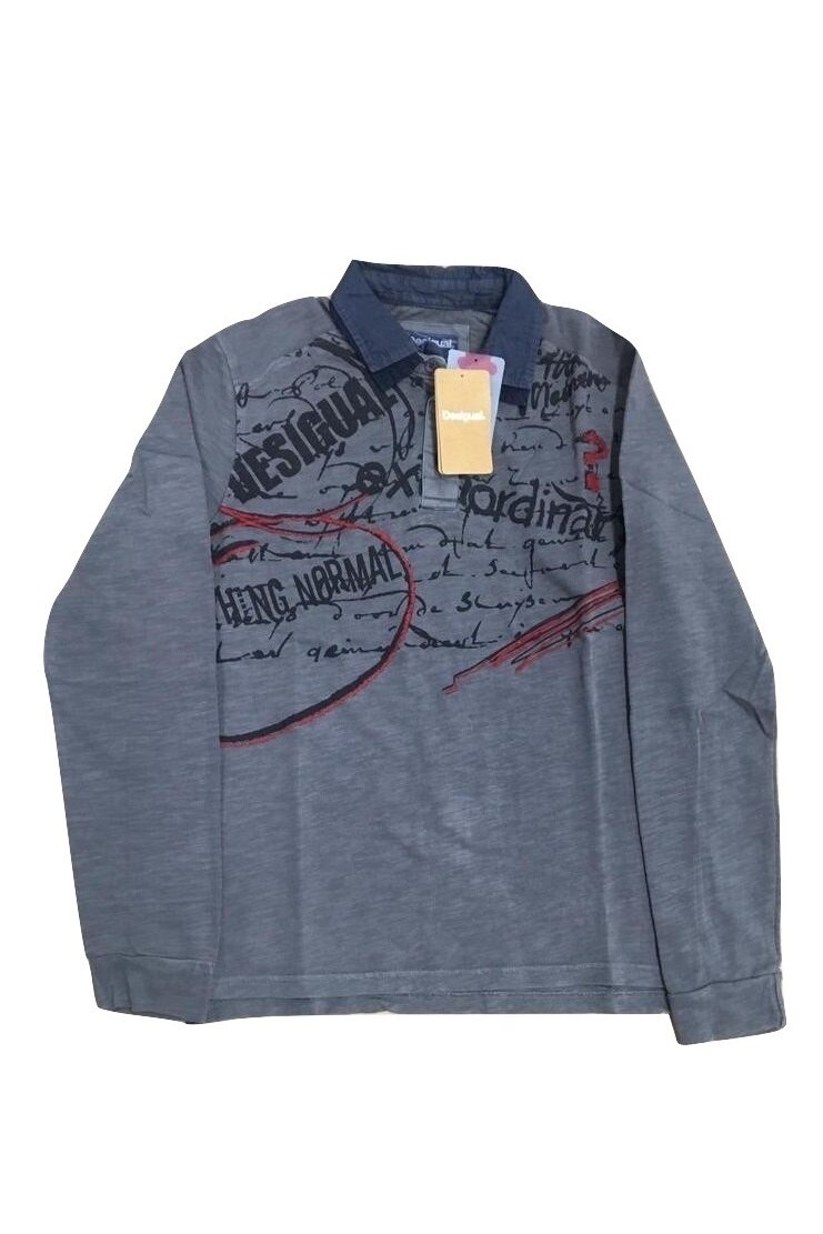 Bluza, Desigual 17WMLKAG, Gri inchis