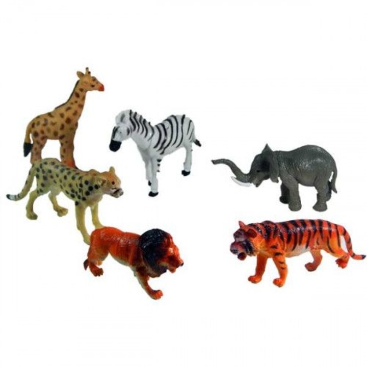 Set 6 figurine animale salbatice