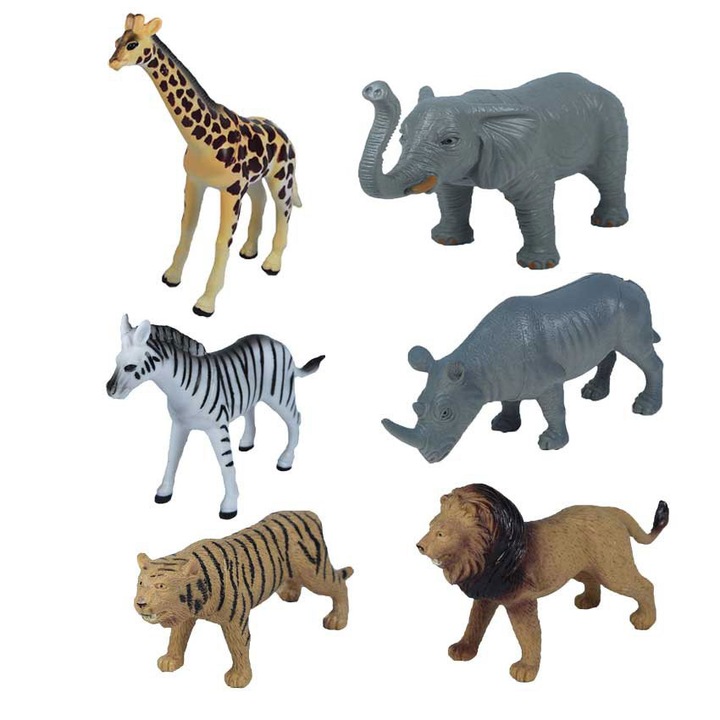 Set 6 figurine animale salbatice, Animal Kingdom