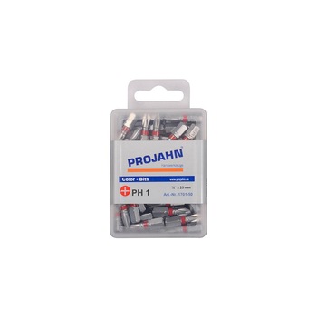 Set de biti colorati PH 1 Phillips (in cruce) PROJAHN 1/4 Set de biti colorati PH 1 Phillips (in cruce) PROJAHN 1/4