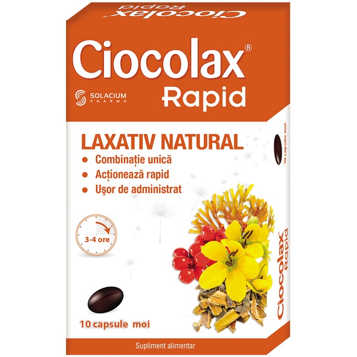 Ciocolax Rapid, Solacium, 10 capsule