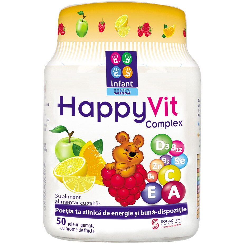 Happyvit Complex Infant Uno, Solacium, 50 jeleuri