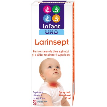 Spray oral Infant Uno Larinsept, Solacium, 30 ml Spray oral Infant Uno Larinsept, Solacium, 30 ml