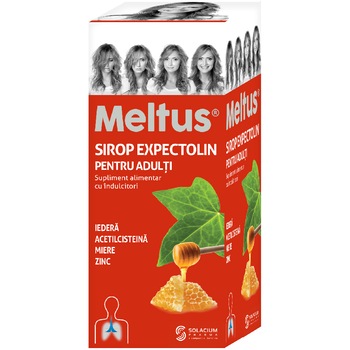 Sirop expectolin pentru adulti Meltus, Solacium, 100 ml Sirop expectolin pentru adulti Meltus, Solacium, 100 ml