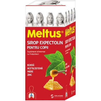 Sirop Expectolin pentru copii Meltus, Solacium, 100 ml Sirop Expectolin pentru copii Meltus, Solacium, 100 ml