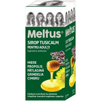 Sirop Tusicalm pentru adulti Meltus, Solacium, 100 ml Sirop Tusicalm pentru adulti Meltus, Solacium, 100 ml