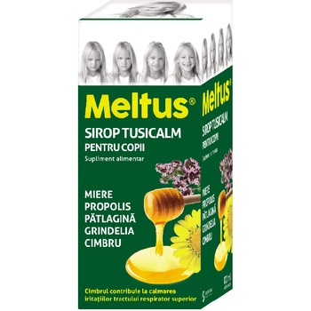 Meltus Tusicalm sirop pentru copii, Solacium, 100 ml Meltus Tusicalm sirop pentru copii, Solacium, 100 ml