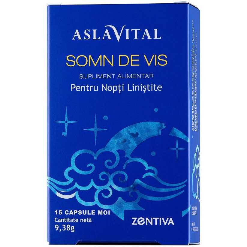 Aslavital Somn de vis, Zentiva, 15 capsule moi