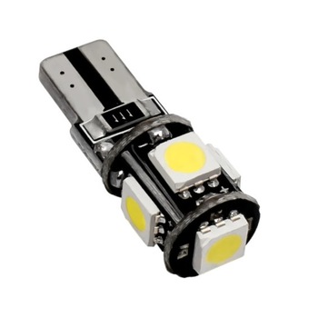 Set 5X Becuri Led T10 Flexzon, 5 SMD, W5W, Canbus, 12V, Pentru Pozitie, Plafoniere, Portbagaj, Lumina Alb 6000k Set 5X Becuri Led T10 Flexzon, 5 SMD, W5W, Canbus, 12V, Pentru Pozitie, Plafoniere, Portbagaj, Lumina Alb 6000k