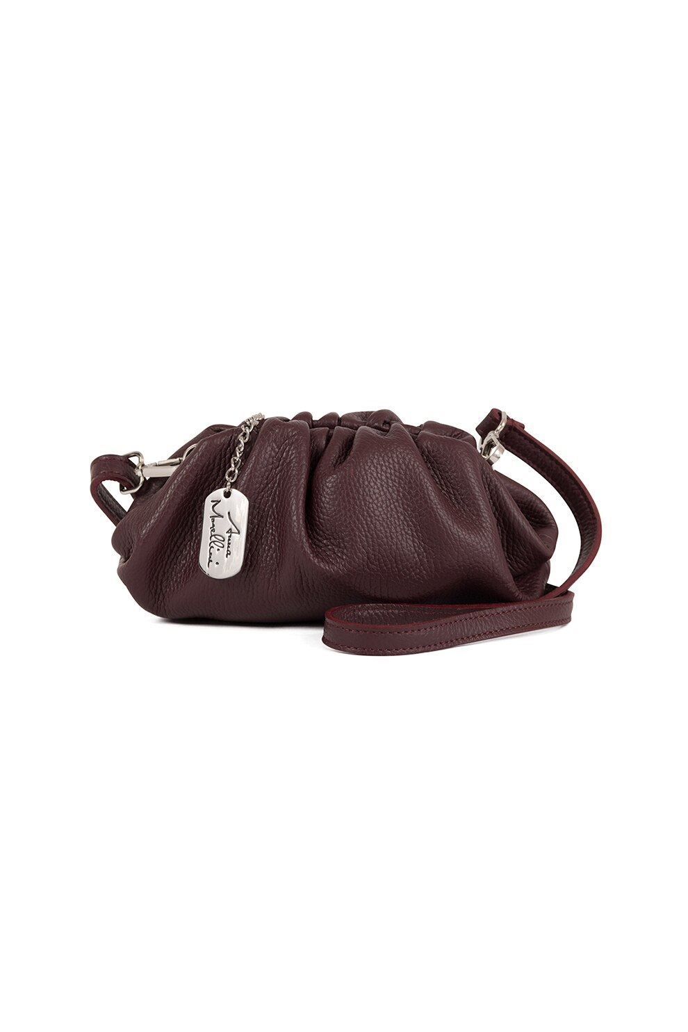 Anna Morellini, Geanta crossbody de piele Drusilla, Coniac