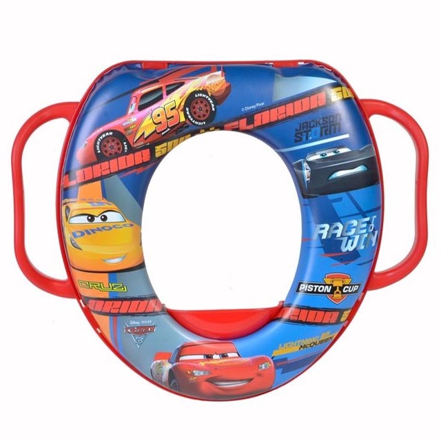 Capac wc cu manere, Felis, Model masini, 28x35x7cm, Multicolor