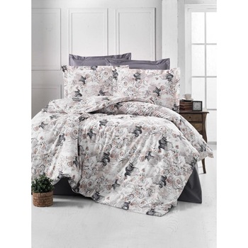 Lenjerie de Pat din Bumbac Ranforce, Model  Lenjerie de Pat din Bumbac Ranforce, Model