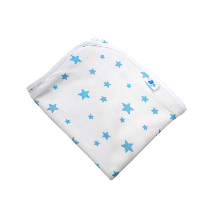 Обикновено одеяло Balticbebe, Памук, 0+, Звезди, 75x95 см