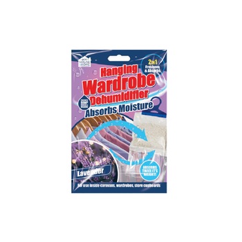 Absorbant de umiditate pentru dulap, parfum de Lavanda, HOM3079 Absorbant de umiditate pentru dulap, parfum de Lavanda, HOM3079