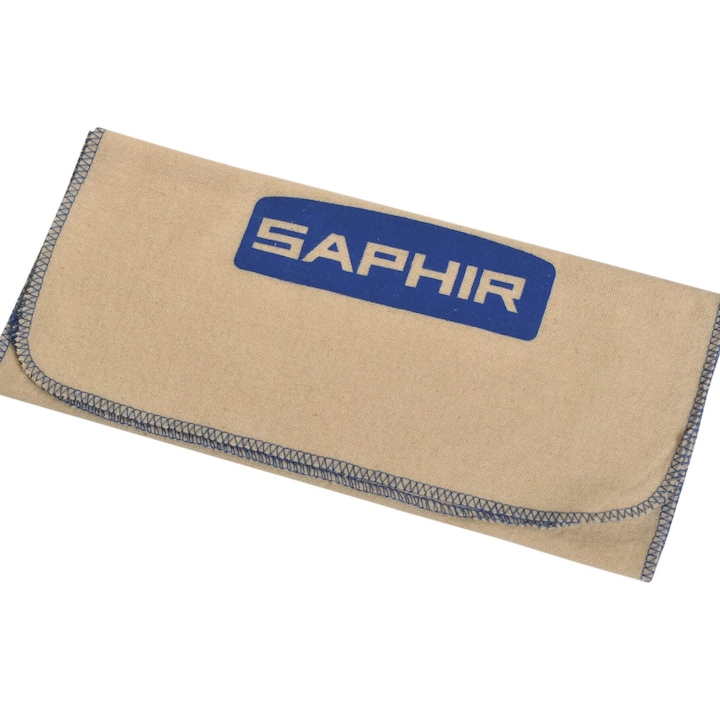 Carpa din bumbac pentru lustruit piele, Saphir, Chamoisine 38x30 cm