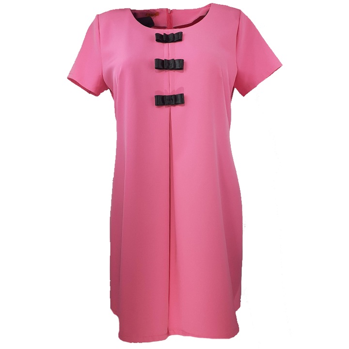 Елегантна рокля за бременни Mini Junior DDE4R, Розова, Розово