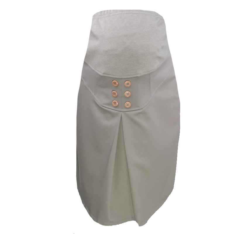 Fusta eleganta pentru gravide New Star FGNWS1CA, Maro, XL