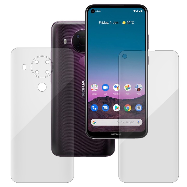 Комплект 2 броя фолиа SILKASE за Nokia 5.4, защита на телефона, подновяем силикон