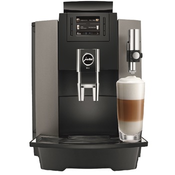 Espressor automat profesional JURA WE8 2021 Professional Aroma, 16 specialitati One Touch, tehnologie P.E.P.®, afisaj TFT, 15 bari, 3 l, 500 gr, Dark Inox Espressor automat profesional JURA WE8 2021 Professional Aroma, 16 specialitati One Touch, tehnologie P.E.P.®, afisaj TFT, 15 bari, 3 l, 500 gr, Dark Inox
