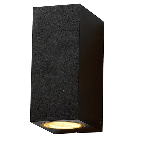 Suport Aplica Perete, Optonica, 2x GU10, 68x92x150 mm, 220-240V, Negru