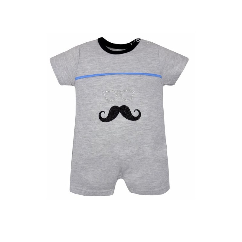 Salopeta de vara pentru baieti Koala Wasy 04-917G1, Gri 62 CM