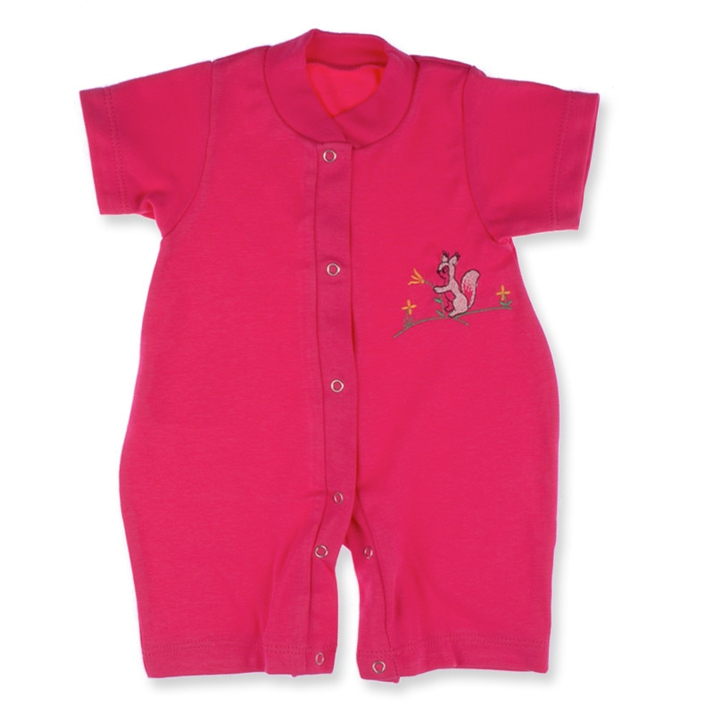 Salopeta de vara pentru fete Pifou S13F, Fucsia, 62
