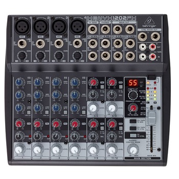 Mixer Audio Pasiv Behringer Xenyx 1202FX, 4 intrari microfoane, Efecte, 4 intrari stereo Mixer Audio Pasiv Behringer Xenyx 1202FX, 4 intrari microfoane, Efecte, 4 intrari stereo