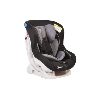Scaun auto 0-18 kg, centura de siguranta, reglat in 4 pozitii, gri si negru Scaun auto 0-18 kg, centura de siguranta, reglat in 4 pozitii, gri si negru