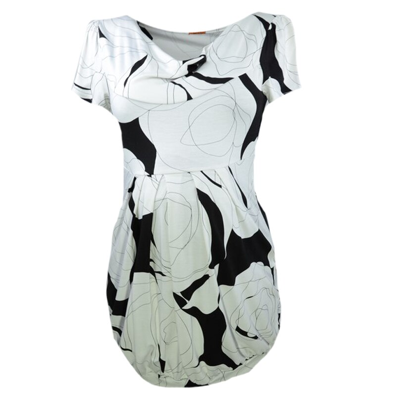 Bluza cu maneca scurta pentru gravide Mini Junior BDDE2A, Multicolor, L