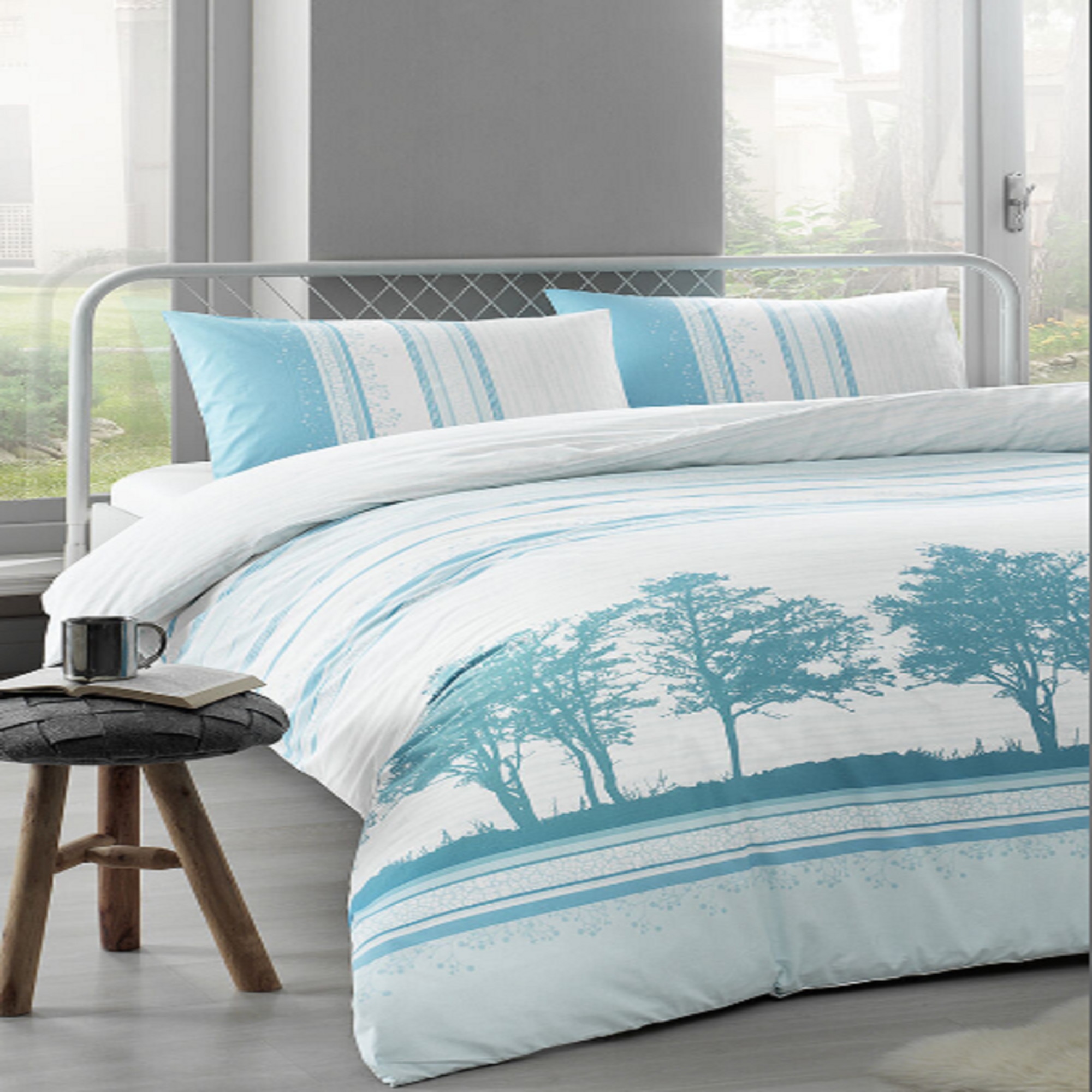 Set lenjerie de pat Floretta Grove, 240x260 cm