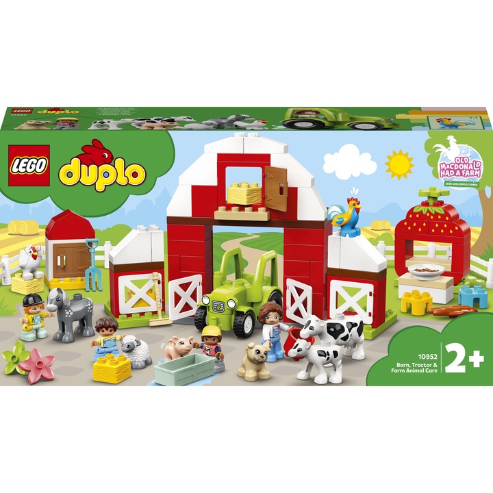 LEGO® DUPLO 10952 Pajta, traktor és állatgondozás a farmon
