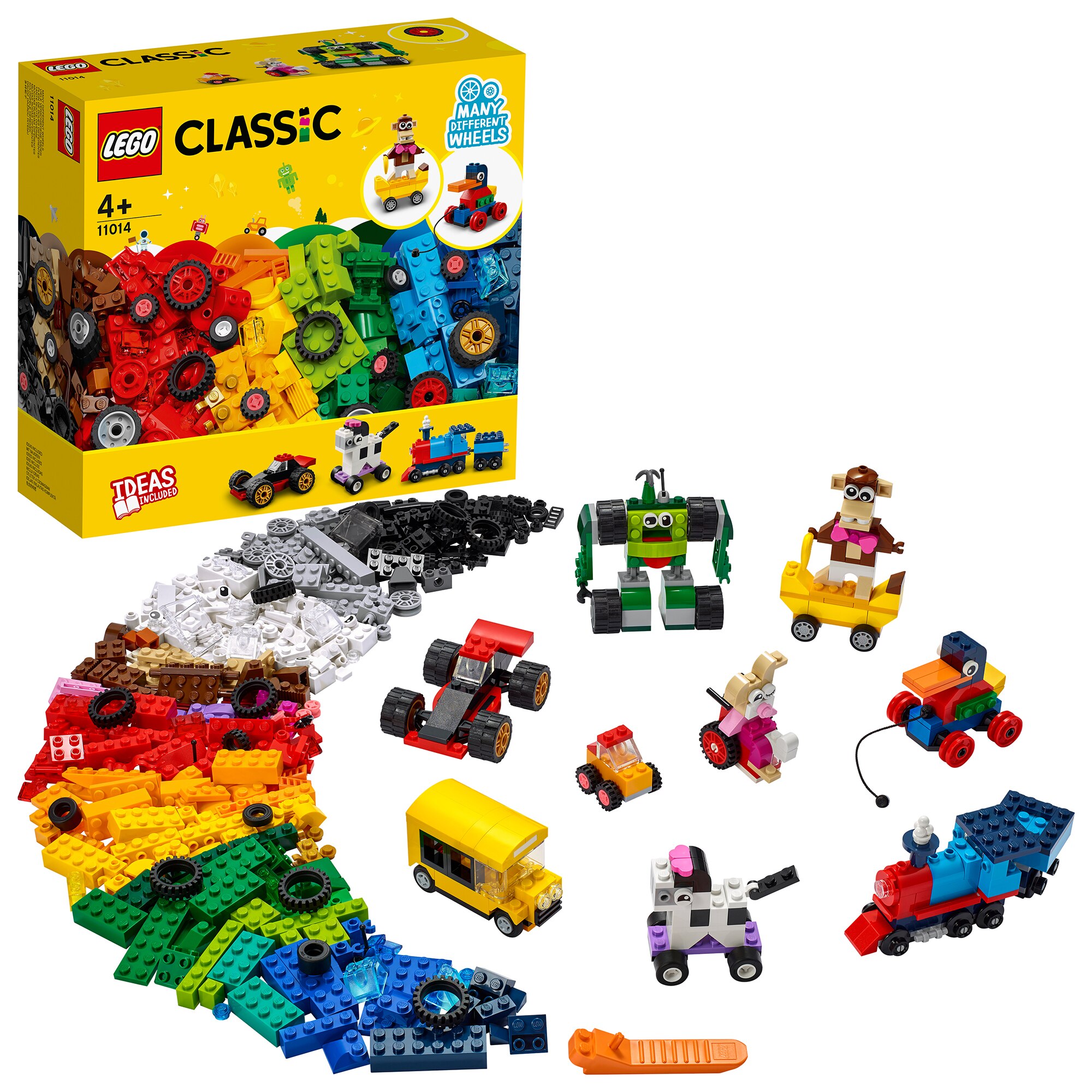 go to work slide accessories LEGO Classic - Caramizi si roti 11014, 653 piese - eMAG.ro
