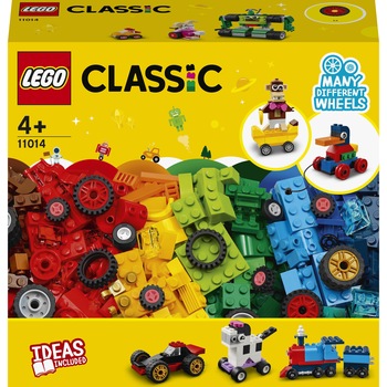 LEGO Classic - Caramizi si roti 11014, 653 piese LEGO Classic - Caramizi si roti 11014, 653 piese